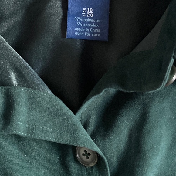 Forest Green Matching Shirt and Skirt Set 18/20 BNWOT - Picture 4 of 9